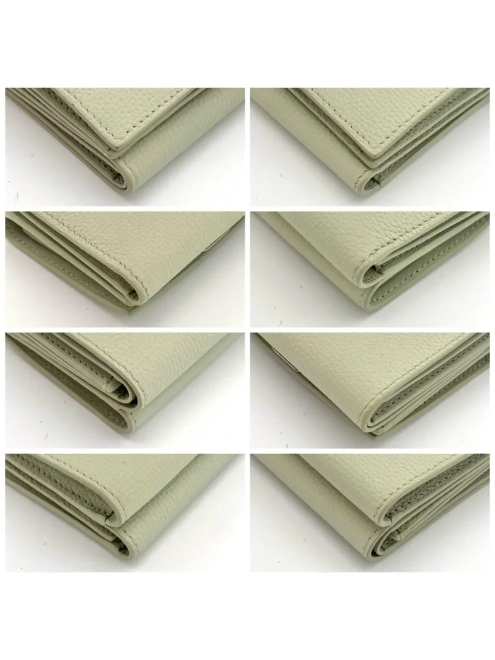 Loewe Wallet Anagram Trifold Green